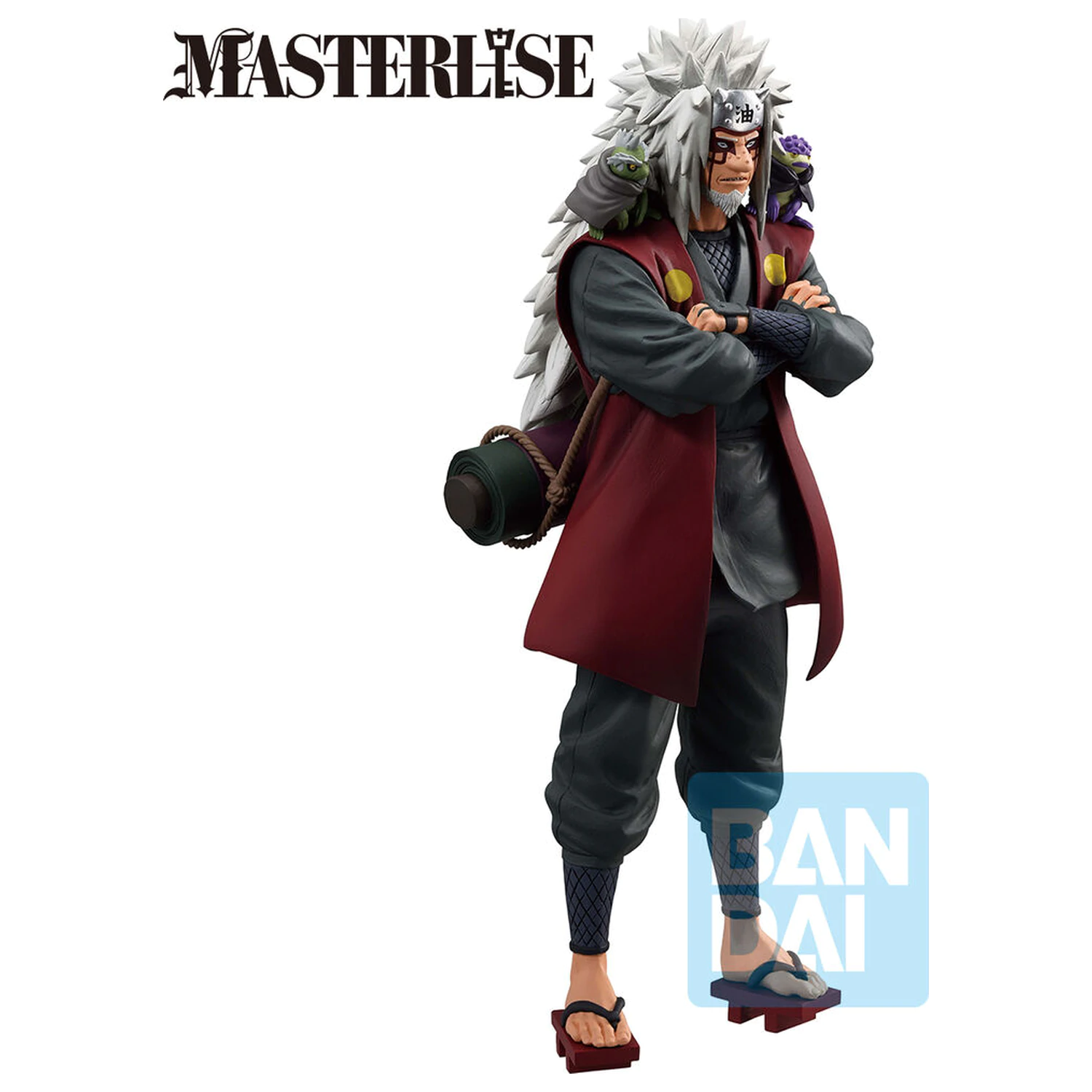 Naruto Shippuden Masterlise A Bridge Between the Lament of Samsara and Peace Jiraiya Ichibansho figura 27cm termékfotó