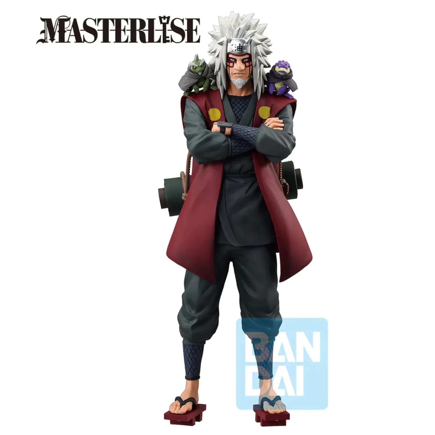Naruto Shippuden Masterlise A Bridge Between the Lament of Samsara and Peace Jiraiya Ichibansho figura 27cm termékfotó