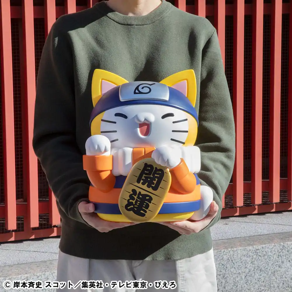 Naruto Shippuden Mega Cat Project Nyanto! The Big Nyaruto Series Trading figura Nyaruto Fortune Cats Giant Ver. 34 cm termékfotó