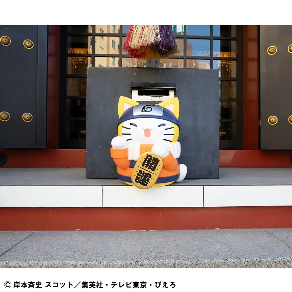 Naruto Shippuden Mega Cat Project Nyanto! The Big Nyaruto Series Trading figura Nyaruto Fortune Cats Giant Ver. 34 cm termékfotó