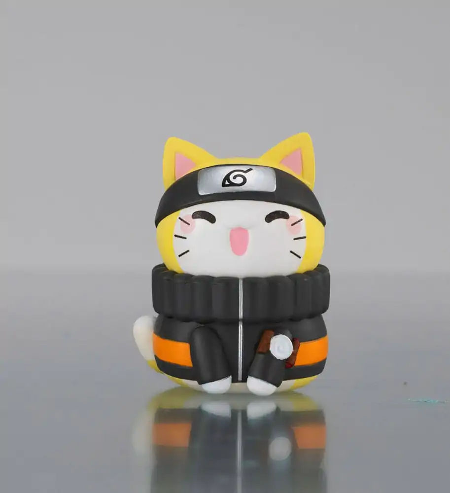 Naruto Shippuden Mega Cat Project Nyaruto Series Trading figura táskával Naruto 2025 Limitált kiadás 7 cm  termékfotó