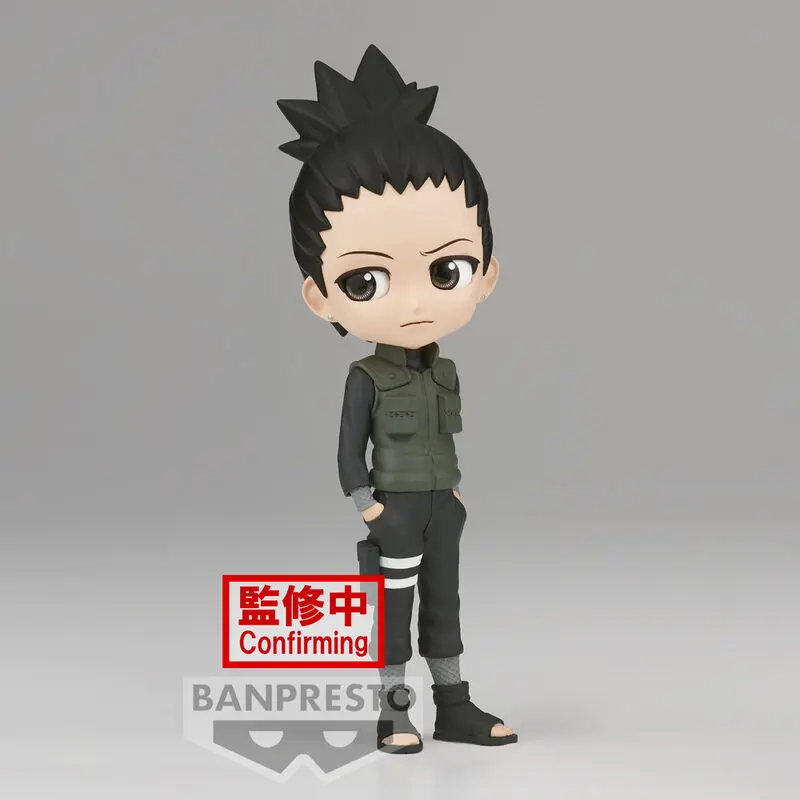 Naruto Shippuden Nara Shikamaru Ver.A Q posket figura 14cm termékfotó