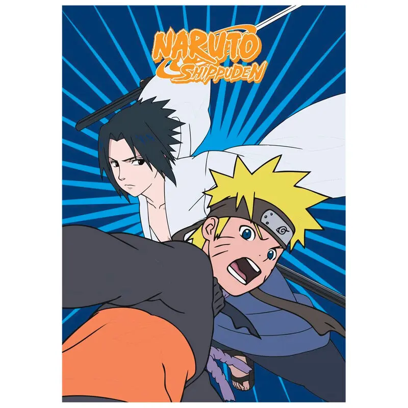 Naruto Shippuden Naruto and Sasuke pléd takaró termékfotó