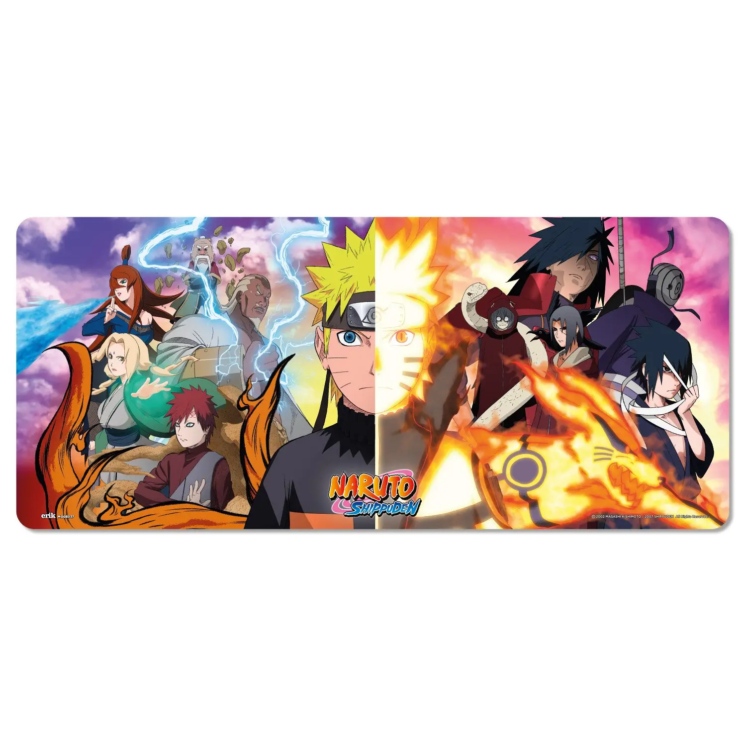 NARUTO SHIPPUDEN - Neoprene Desk Mat XL - 80x35cm termékfotó