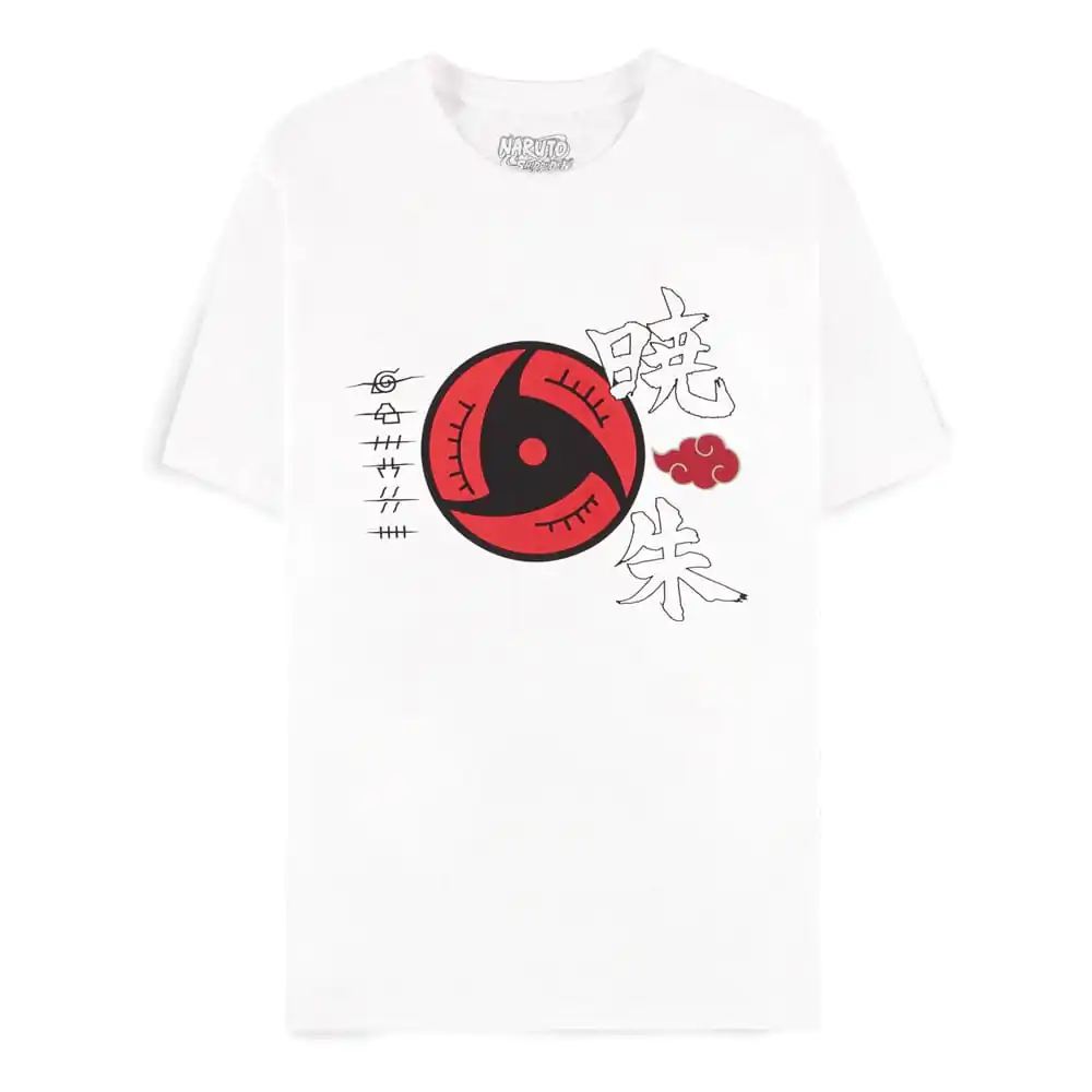 Naruto Shippuden Akatsuki Symbols White póló termékfotó