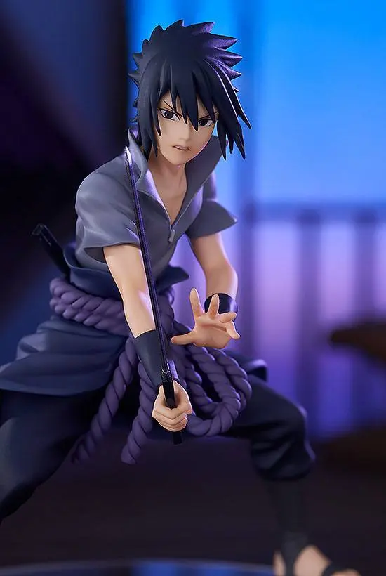 Naruto Shippuden Pop Up Parade Sasuke Uchiha PVC szobor figura 17 cm termékfotó