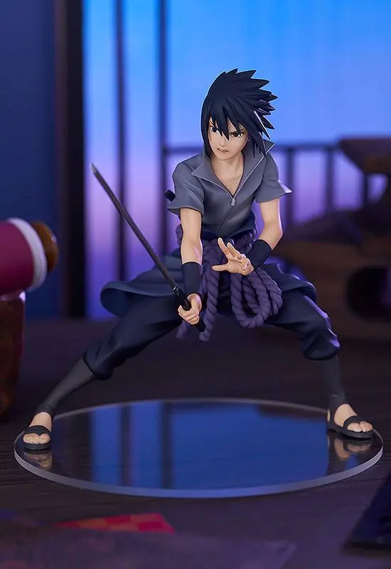 Naruto Shippuden Pop Up Parade Sasuke Uchiha PVC szobor figura 17 cm termékfotó