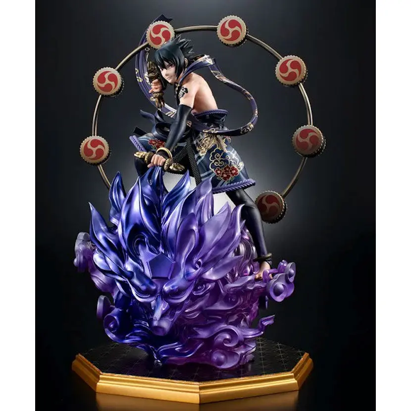 Naruto Shippuden Precious G.E.M series Sasuke Uchiha Thunder God figura 28cm termékfotó