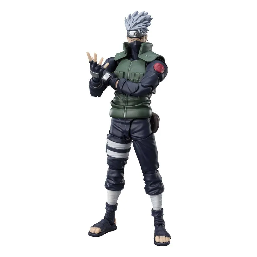 Naruto Shippuden S.H. Figuarts akciófigura Kakashi Hatake -The famed Sharingan Hero- 16 cm termékfotó