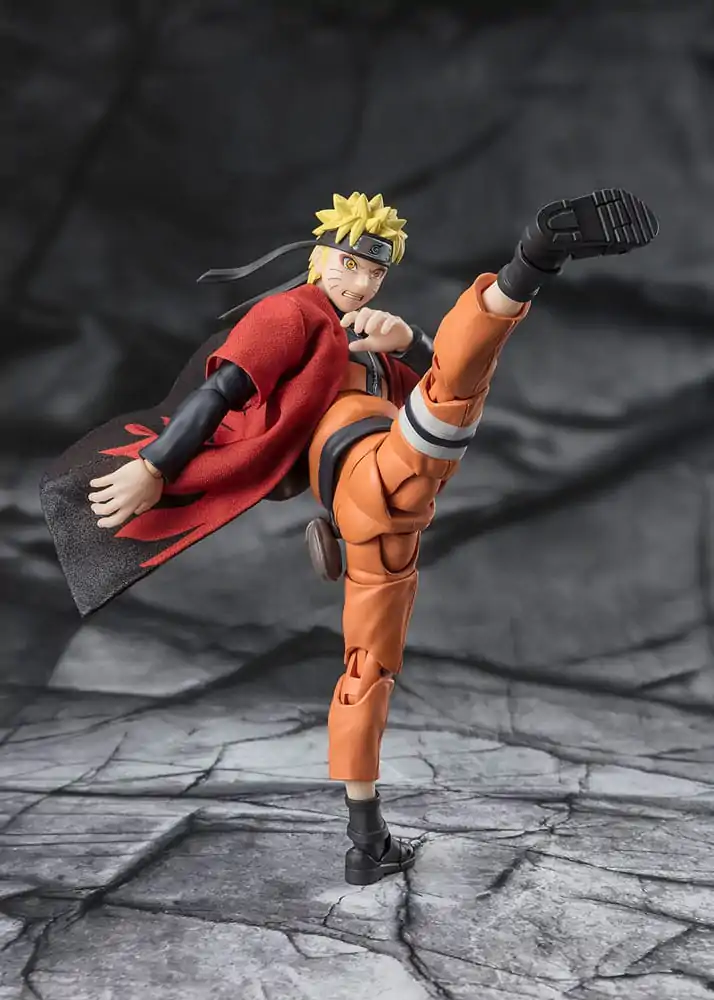 Naruto Shippuden S.H. Figuarts akciófigura Naruto Uzumaki (Sage Mode) - Savior of Konoha 15 cm termékfotó