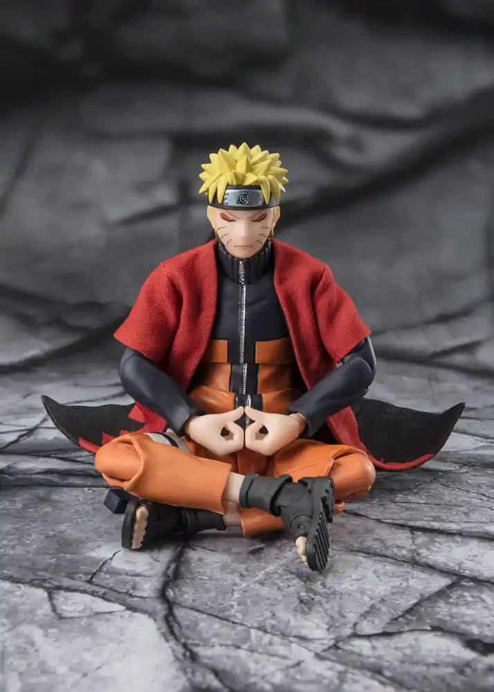 Naruto Shippuden S.H. Figuarts akciófigura Naruto Uzumaki (Sage Mode) - Savior of Konoha 15 cm termékfotó