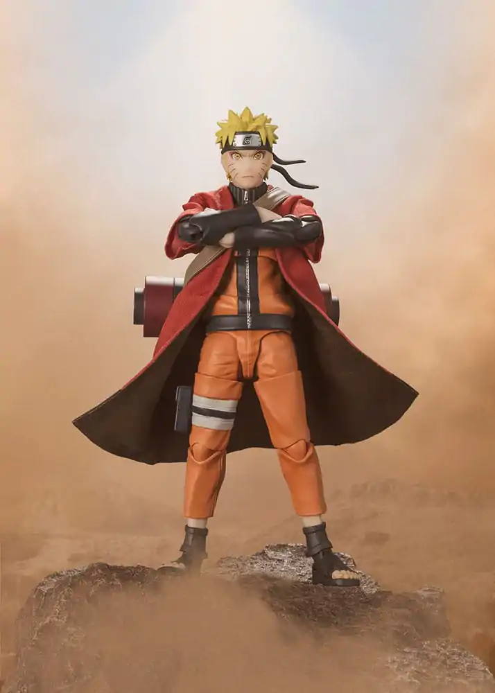 Naruto Shippuden S.H. Figuarts akciófigura Naruto Uzumaki (Sage Mode) - Savior of Konoha 15 cm termékfotó