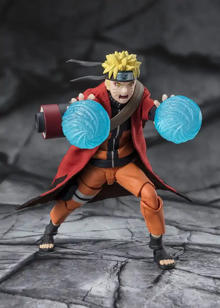 Naruto Shippuden S.H. Figuarts akciófigura Naruto Uzumaki (Sage Mode) - Savior of Konoha 15 cm termékfotó