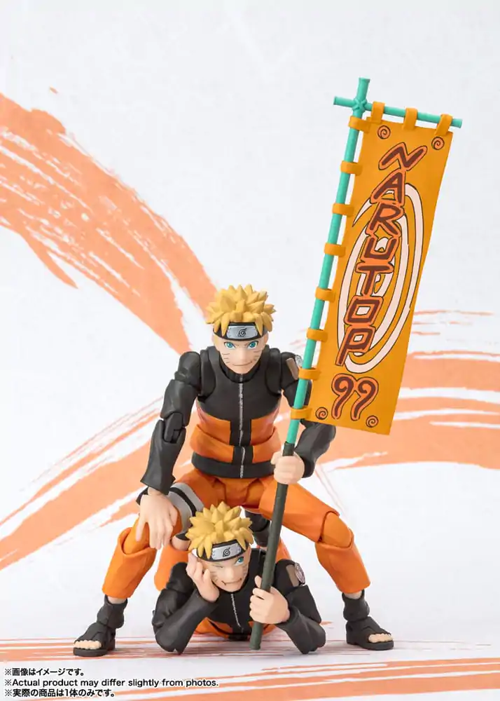 Naruto Shippuden S.H. Figuarts Naruto Uzumaki Naruto OP99 Edition akciófigura 15 cm termékfotó