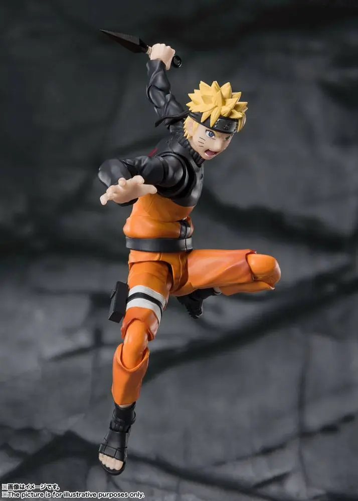 Naruto Shippuden S.H. Figuarts Naruto Uzumaki -The Jinchuuriki entrusted with Hope- akciófigura 14 cm termékfotó