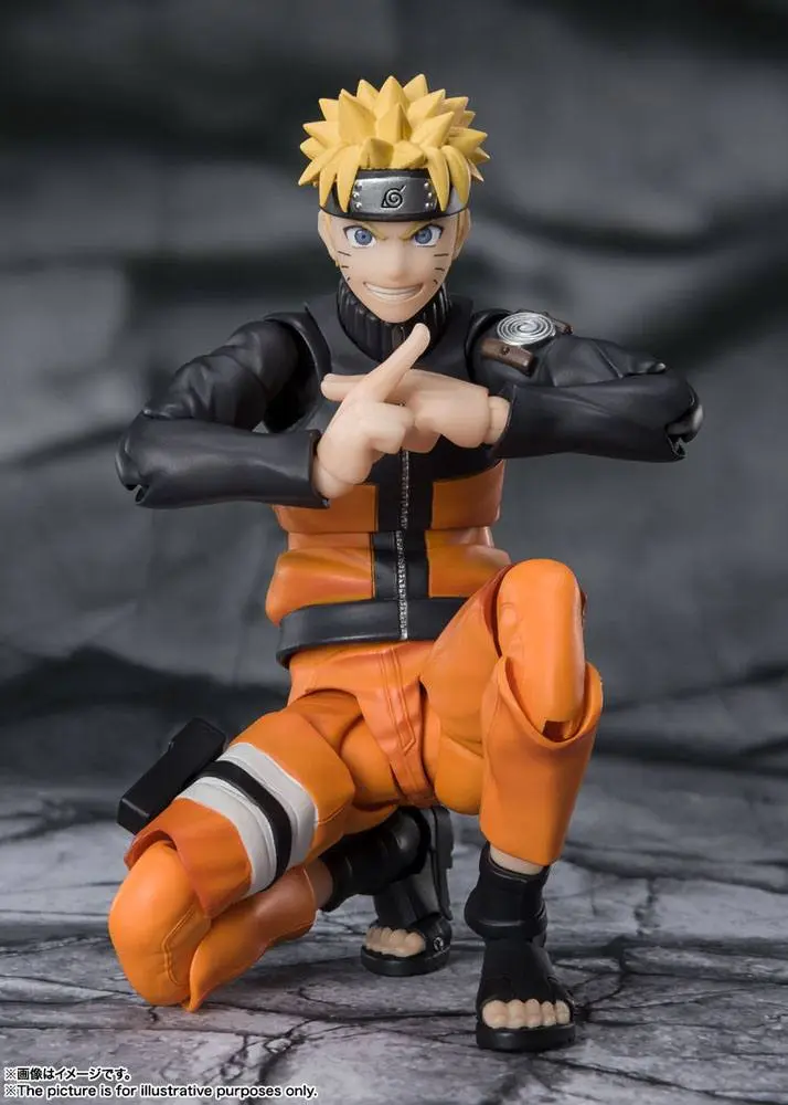 Naruto Shippuden S.H. Figuarts Naruto Uzumaki -The Jinchuuriki entrusted with Hope- akciófigura 14 cm termékfotó