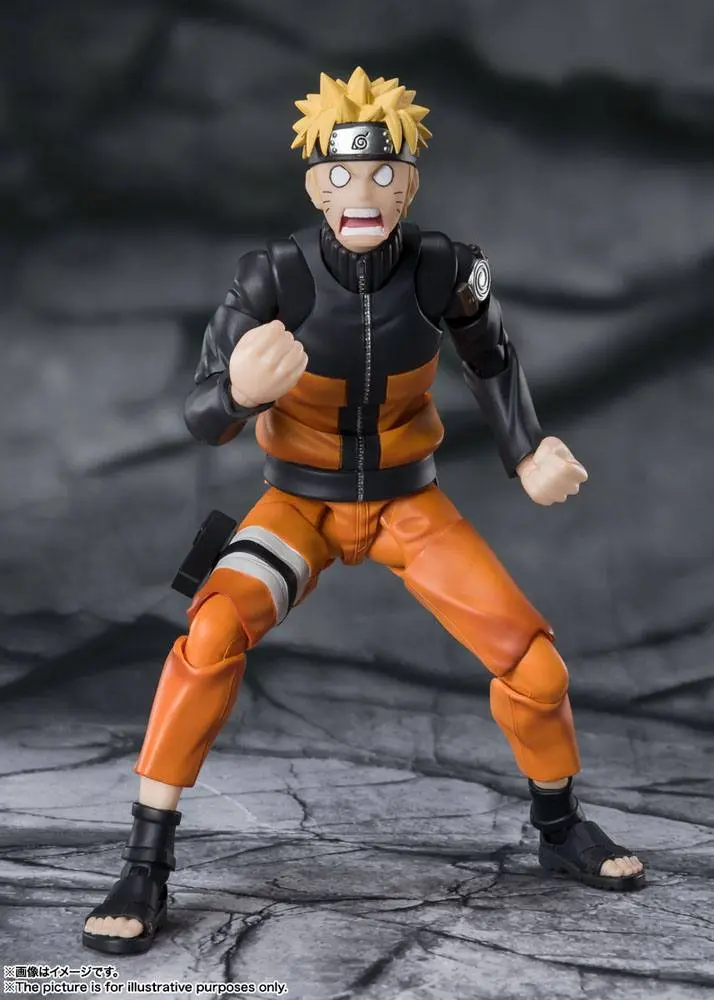 Naruto Shippuden S.H. Figuarts Naruto Uzumaki -The Jinchuuriki entrusted with Hope- akciófigura 14 cm termékfotó