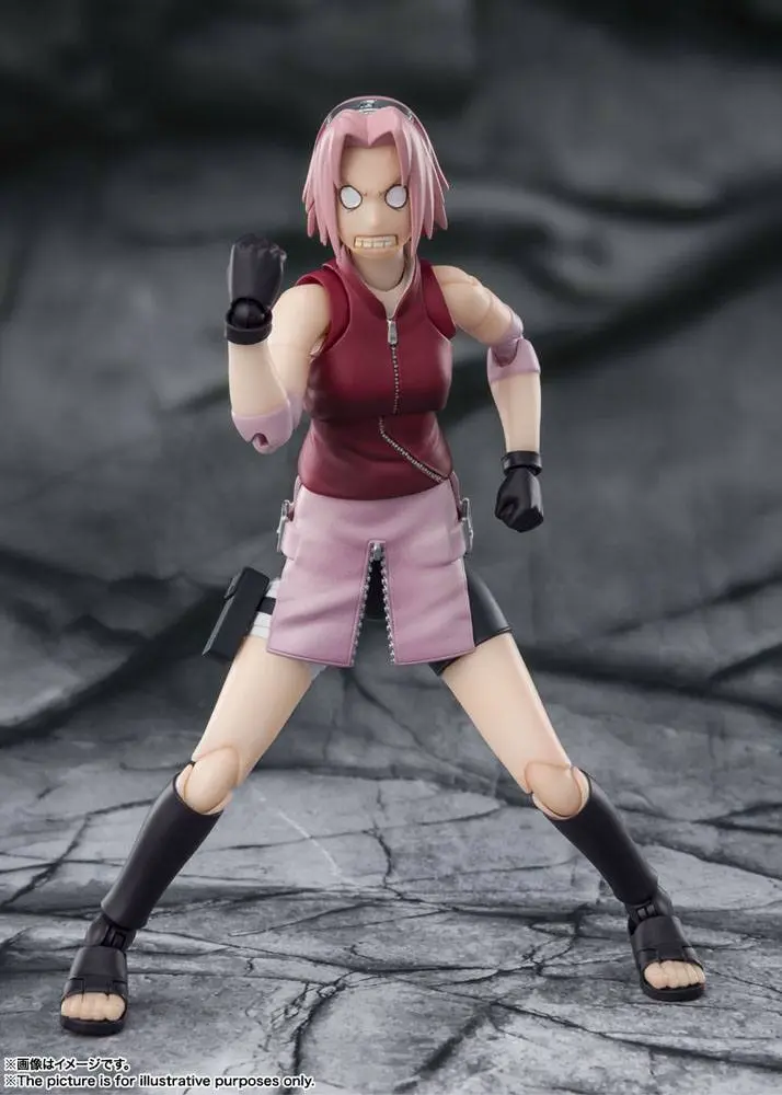 Naruto Shippuden S.H. Figuarts Sakura Haruno -Inheritor of Tsunade's indominable will- akciófigura 14 cm termékfotó