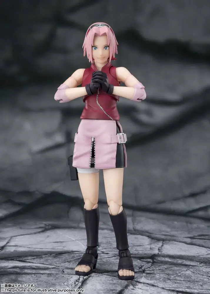 Naruto Shippuden S.H. Figuarts Sakura Haruno -Inheritor of Tsunade's indominable will- akciófigura 14 cm termékfotó