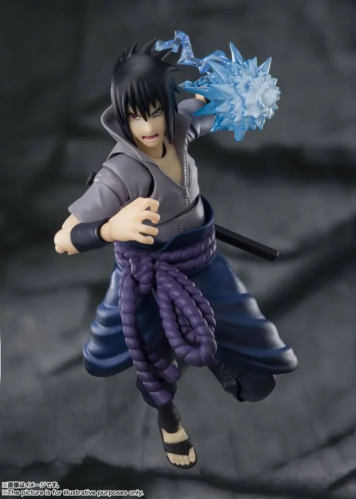 Naruto Shippuden S.H. Figuarts Sasuke Uchiha -He who bears all Hatred- akciófigura 15 cm termékfotó