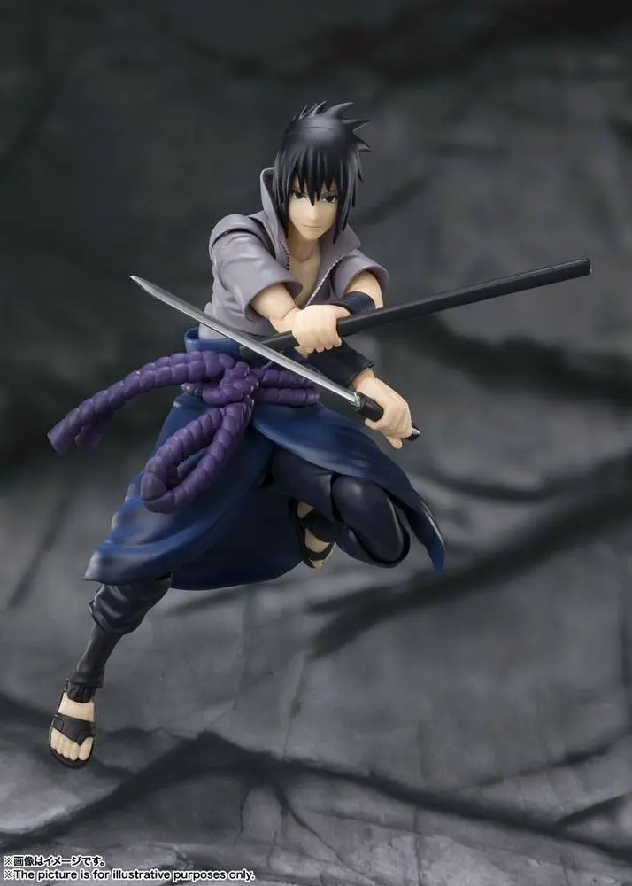 Naruto Shippuden S.H. Figuarts Sasuke Uchiha -He who bears all Hatred- akciófigura 15 cm termékfotó