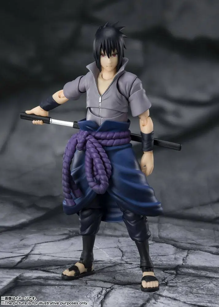 Naruto Shippuden S.H. Figuarts Sasuke Uchiha -He who bears all Hatred- akciófigura 15 cm termékfotó