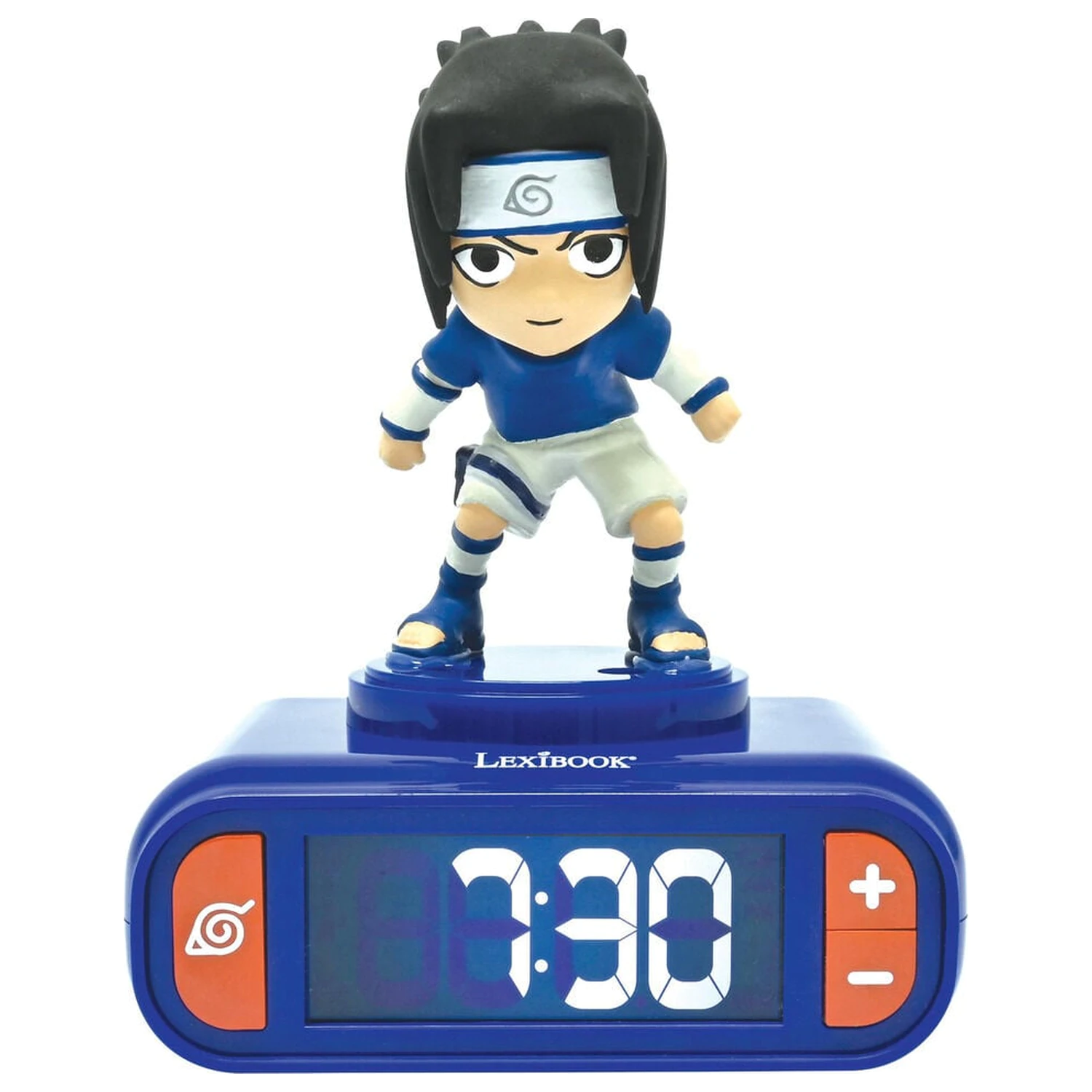 Naruto Shippuden Sasuke 3D éjszakai lámpa és digitális ébresztőóra termékfotó