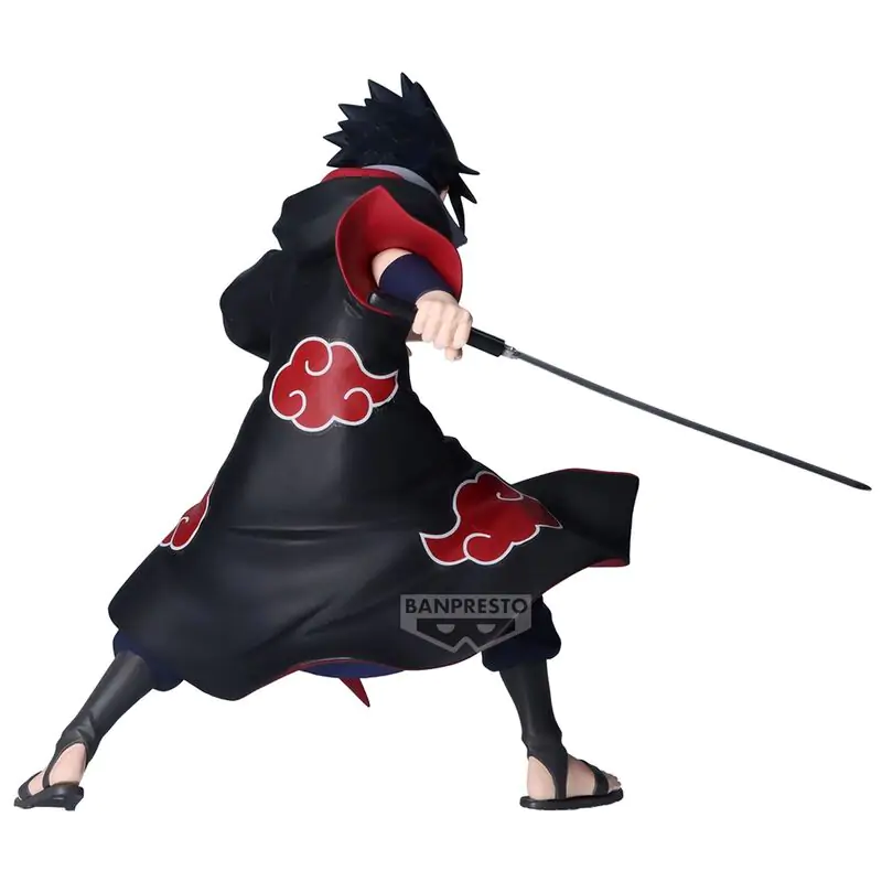 Naruto Shippuden Sasuke Uchiha IV Vibration Stars figura 15cm termékfotó