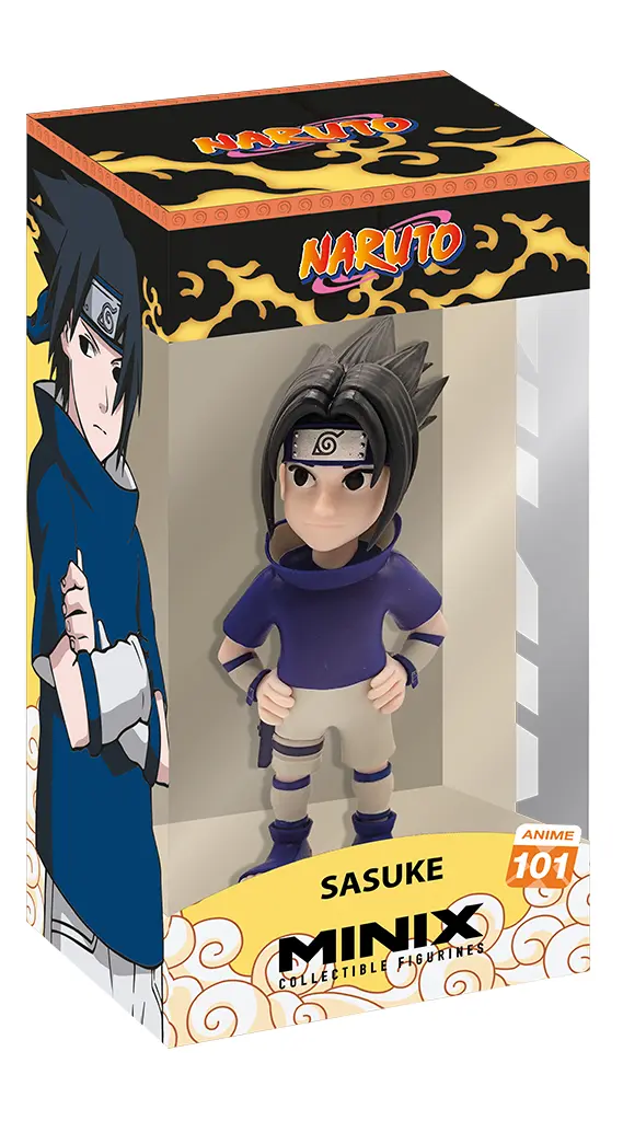 Naruto Shippuden Sasuke Uchiha Minix figura 12cm termékfotó