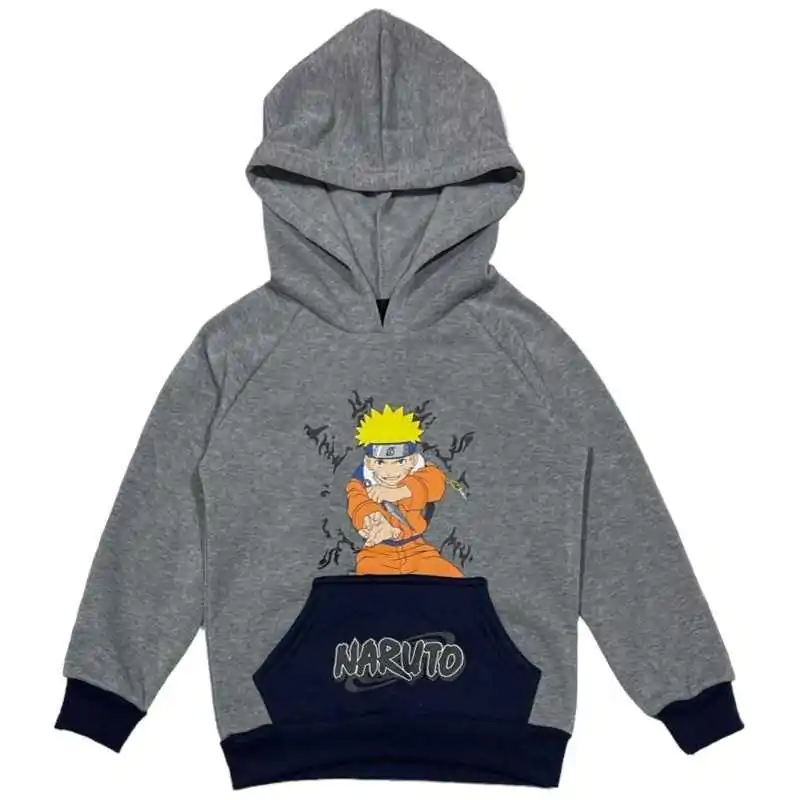 Naruto Shippuden szürke-kék gyerek pulóver termékfotó