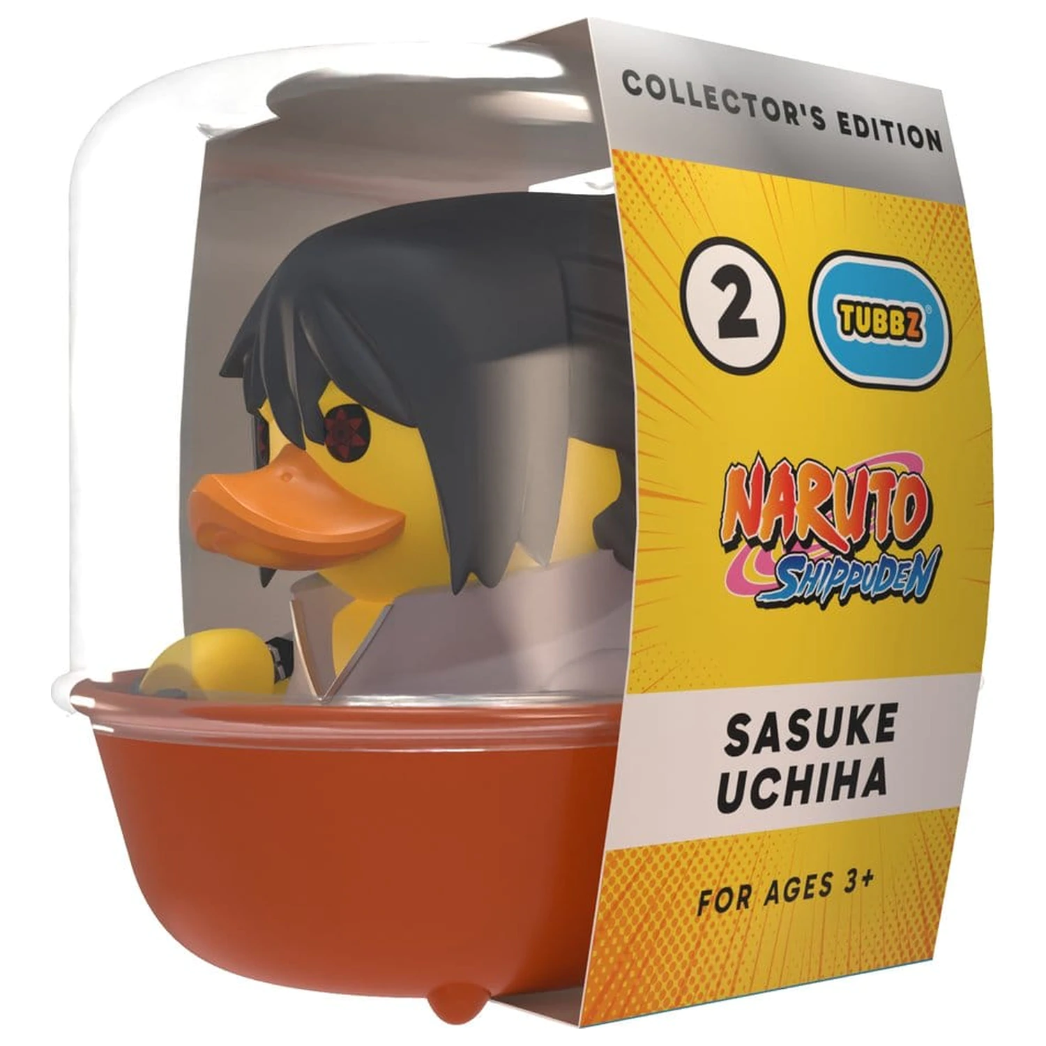 Naruto Shippuden Tubbz PVC figura Sasuke Uchiha Collector's Edition 10 cm termékfotó
