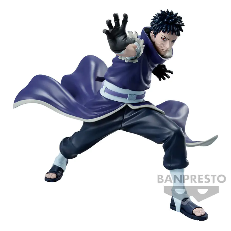 Naruto Shippuden Vibration Stars Sasuke Obito II figura 14cm termékfotó