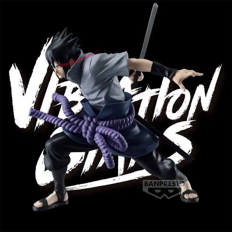 Naruto Shippuden Vibration Stars Sasuke Uchiha III figura 13cm termékfotó