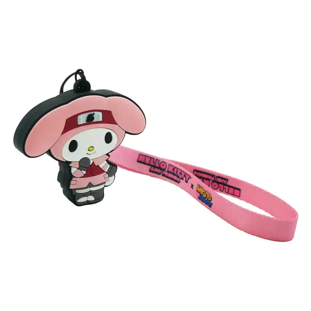 Naruto Shipudden x Hello Kitty My Melody Sakura PVC kulcstartó termékfotó