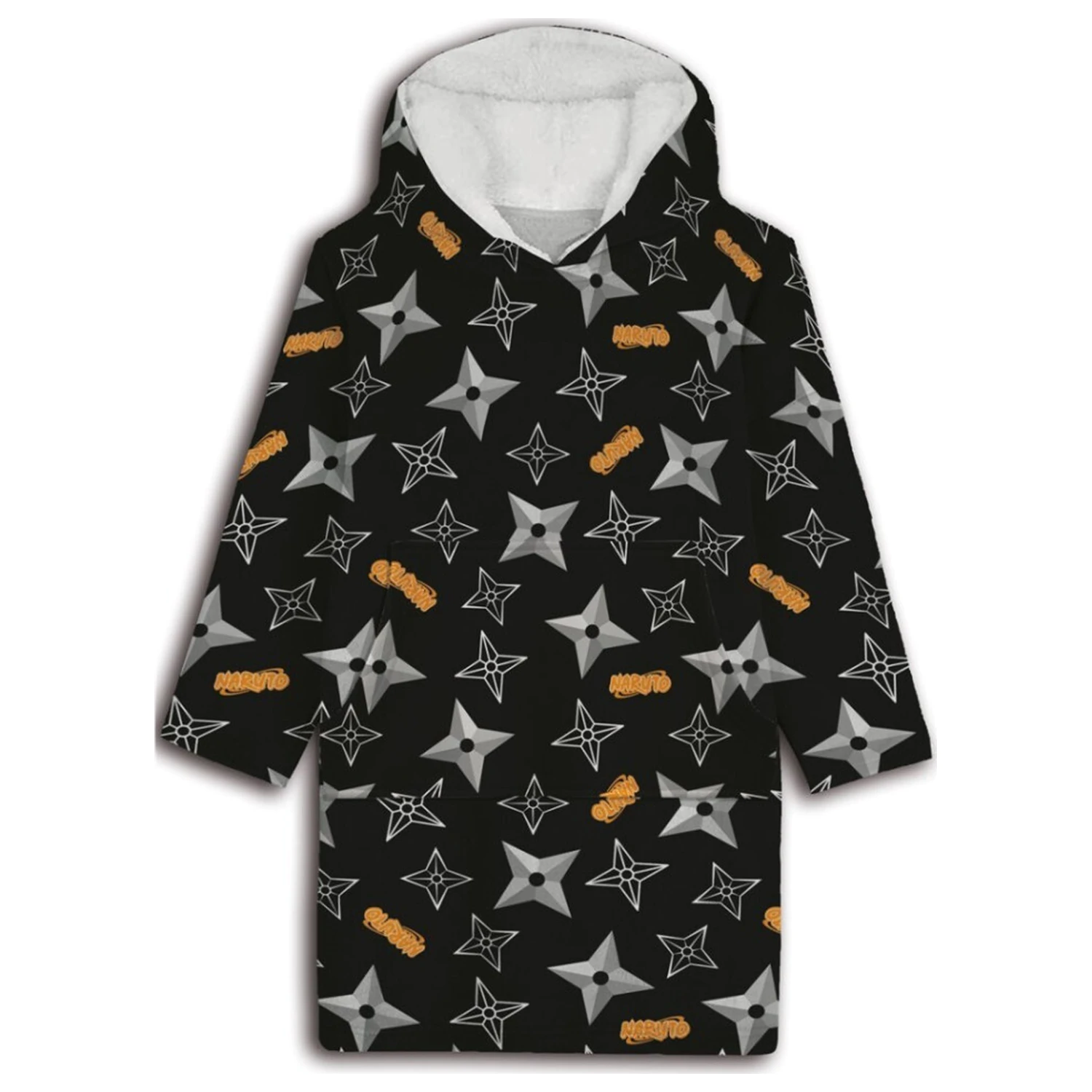 Naruto Shuriken felnőtt belebújós plüss polár takaró, poncsó termékfotó