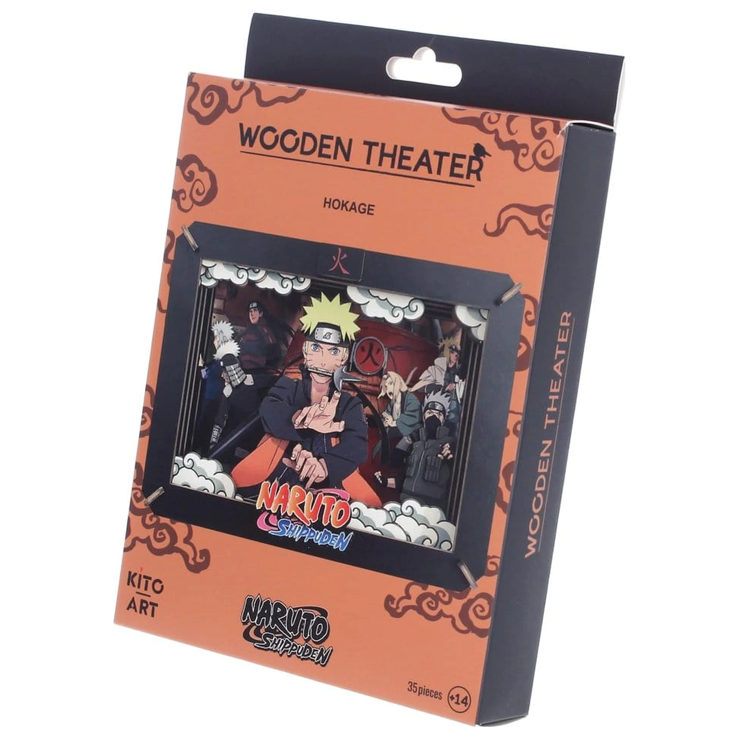 Naruto Theatre Hokage (Medium) fa modell készlet 10 cm termékfotó