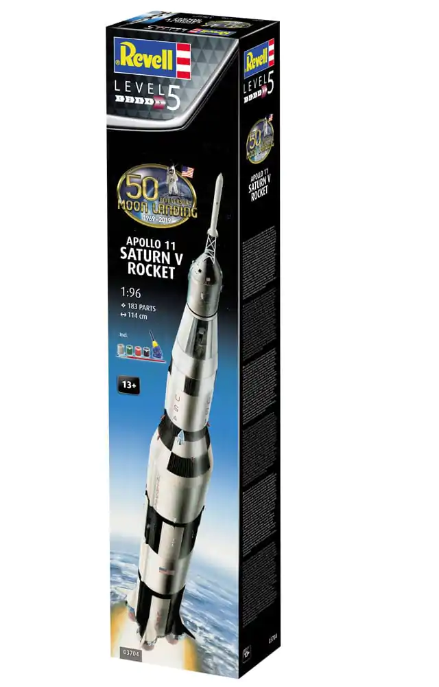 NASA 1/96 Apollo 11 Saturn V Rocket modell készlet 114 cm termékfotó