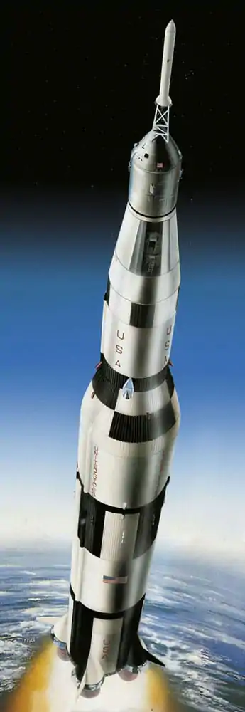 NASA 1/96 Apollo 11 Saturn V Rocket modell készlet 114 cm termékfotó