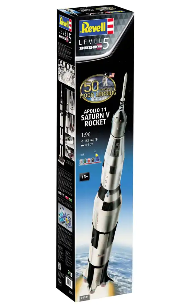 NASA 1/96 Apollo 11 Saturn V Rocket modell készlet 114 cm termékfotó