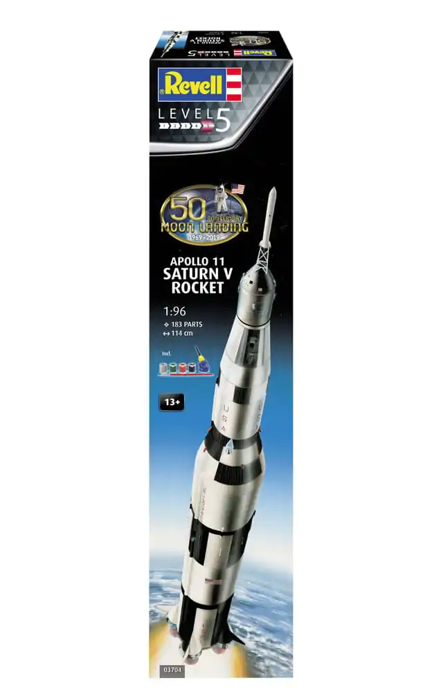 NASA 1/96 Apollo 11 Saturn V Rocket modell készlet 114 cm termékfotó