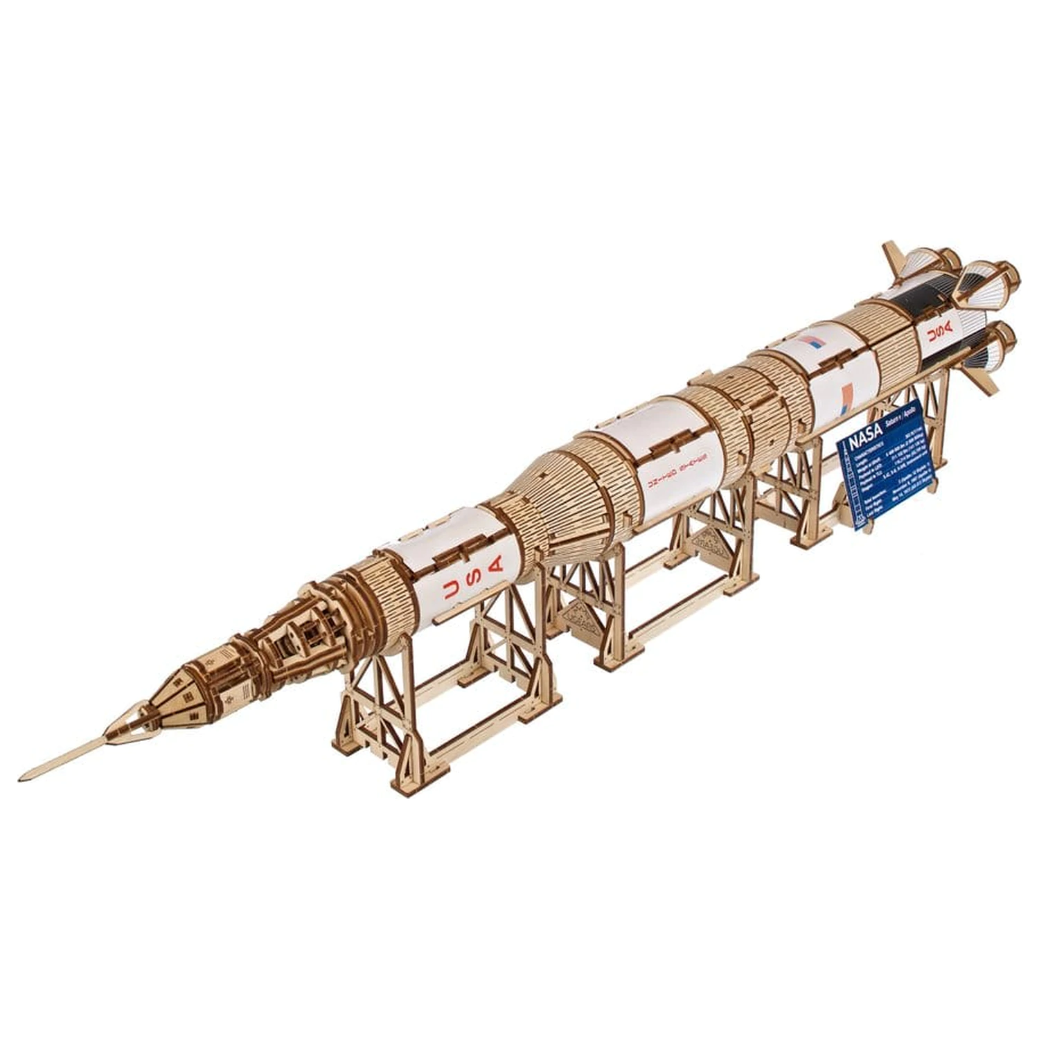 NASA 3D fa puzzle Saturn V termékfotó