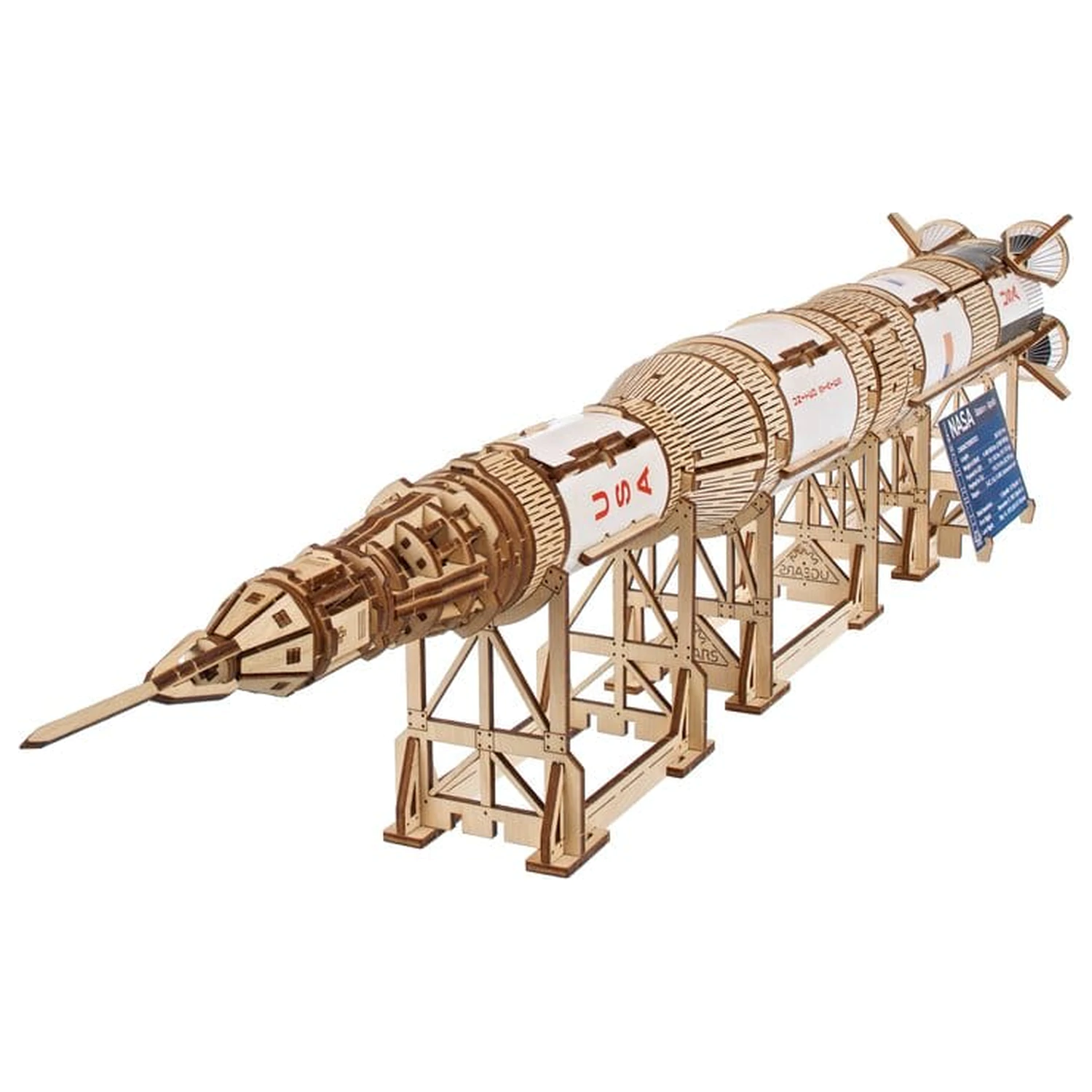 NASA 3D fa puzzle Saturn V termékfotó