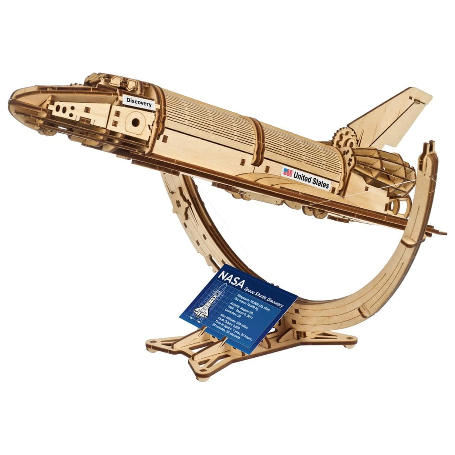 NASA 3D fa puzzle Space Shuttle Discovery termékfotó