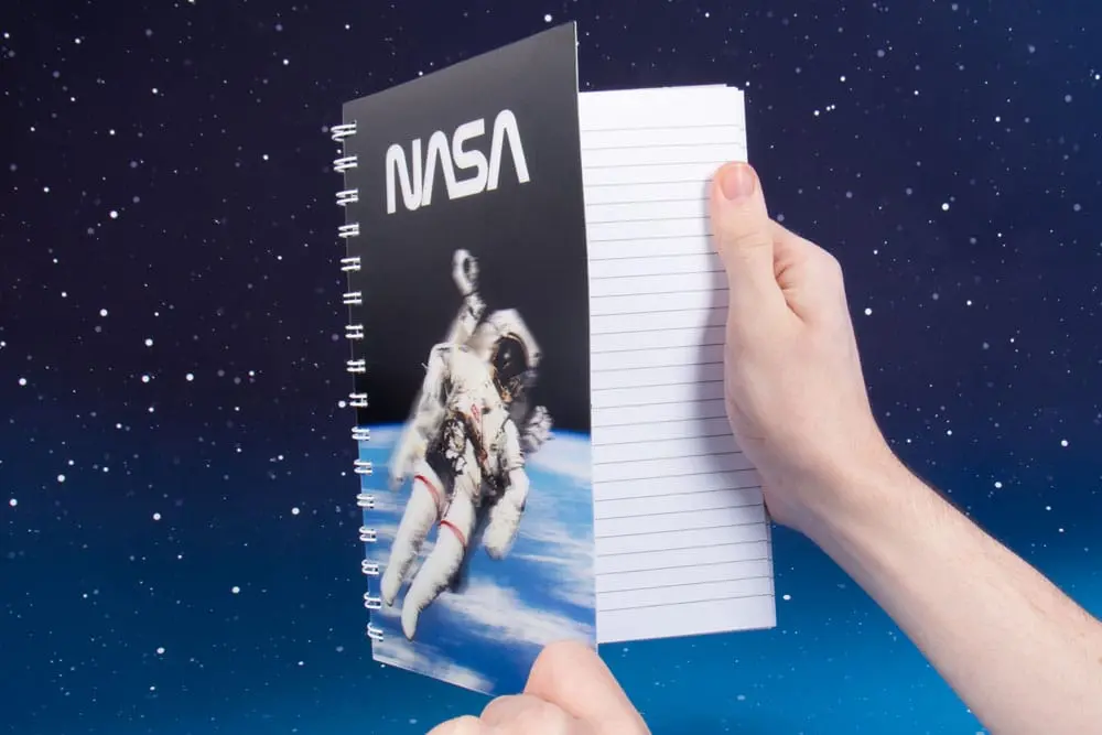 NASA 3D Lenticular A5-ös jegyzetfüzet termékfotó