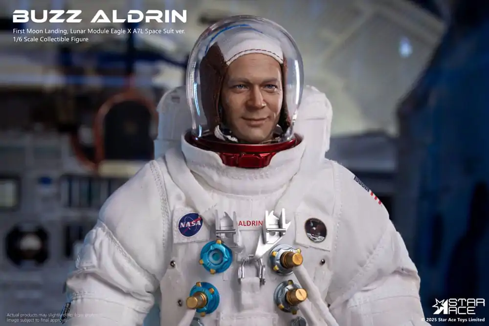 NASA Apollo 11 1/6 Buzz Aldrin akciófigura 30 cm  termékfotó
