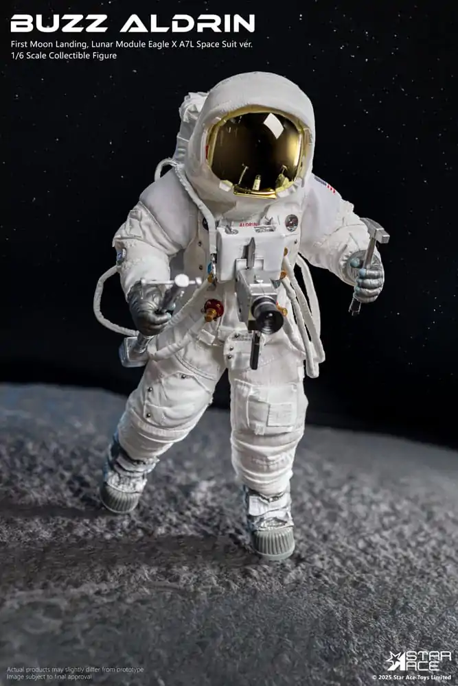 NASA Apollo 11 1/6 Buzz Aldrin akciófigura 30 cm  termékfotó
