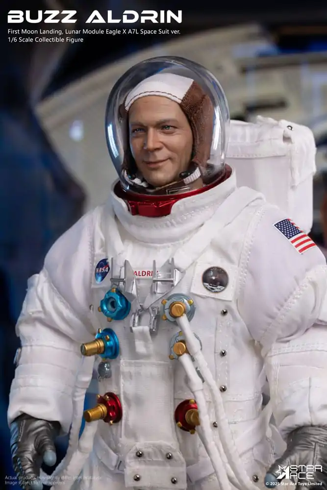 NASA Apollo 11 1/6 Buzz Aldrin akciófigura 30 cm  termékfotó