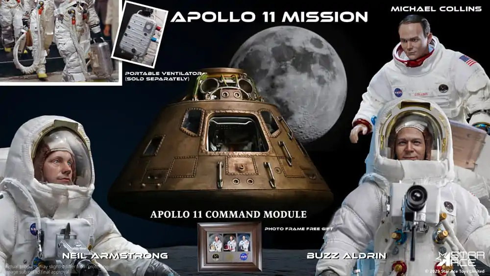 NASA Apollo 11 1/6 Buzz Aldrin akciófigura 30 cm  termékfotó