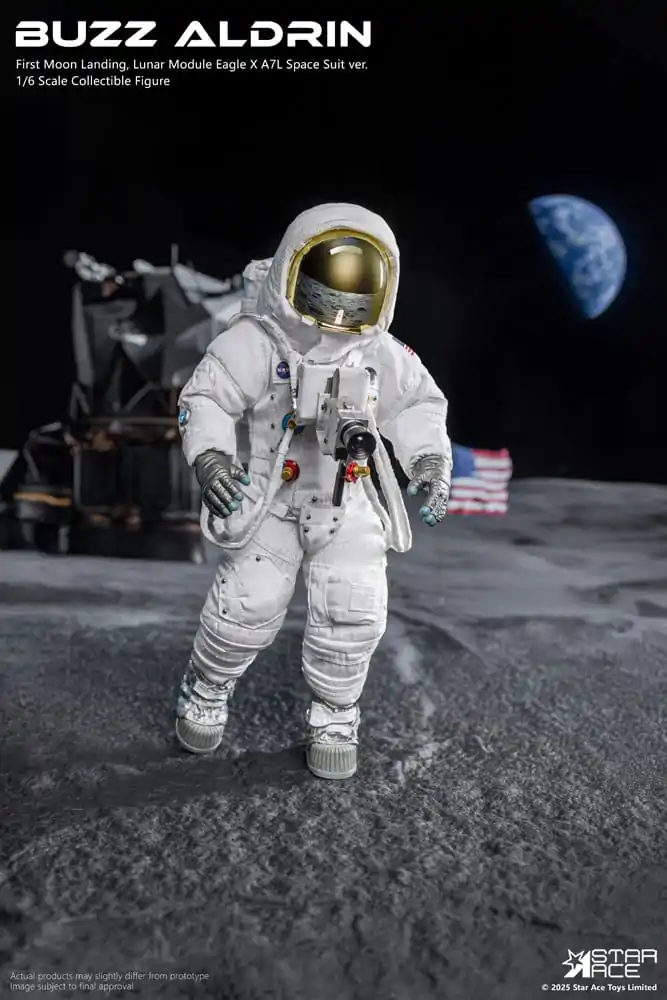 NASA Apollo 11 1/6 Buzz Aldrin akciófigura 30 cm  termékfotó