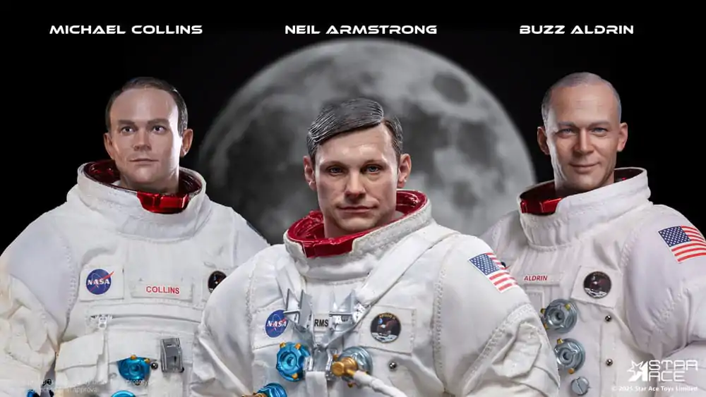 NASA Apollo 11 1/6 Buzz Aldrin akciófigura 30 cm  termékfotó